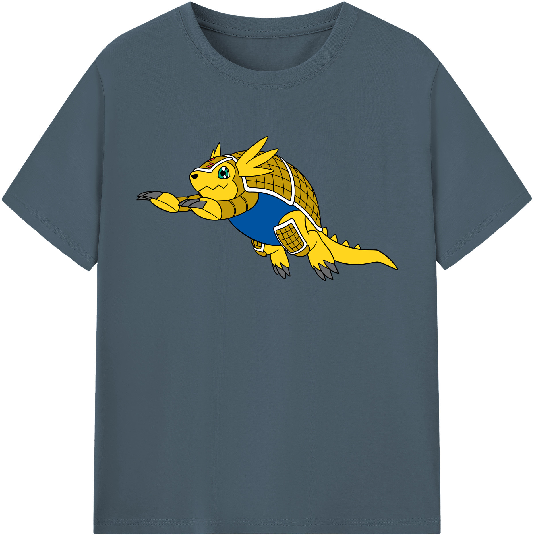 （画像用） Digimon デジタルモンスター/デジモン 綿100％半袖Tシャツ（フロントプリント）